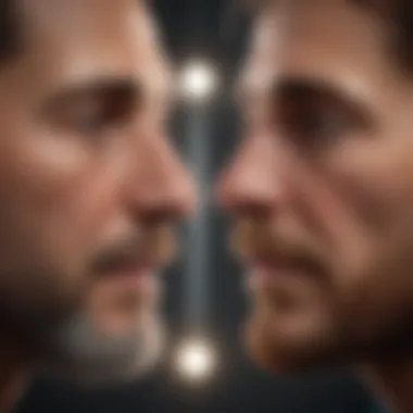 Sharing Insights Through Thoughtful Inquiries Close-up of two individuals sharing thoughts