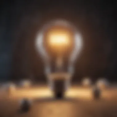 Power of Positivity Illustration of a lightbulb surrounded by positive affirmations