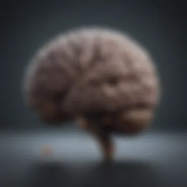 The Brain and Chronic Depression Illustration of brain activity patterns related to chronic depression
