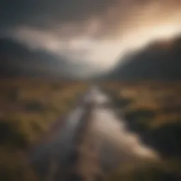 A serene landscape reflecting the complexity of emotions