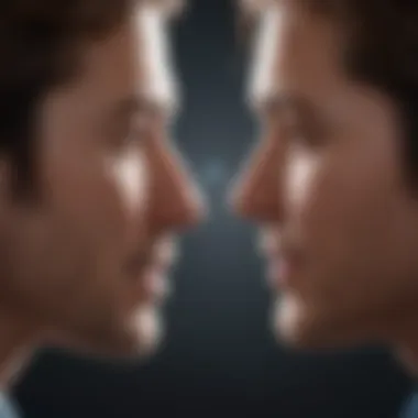 An abstract representation of deep engagement in conversation