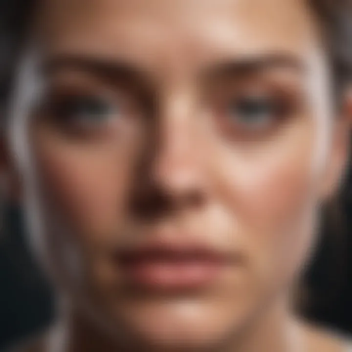 Visual representation of emotional disconnection
