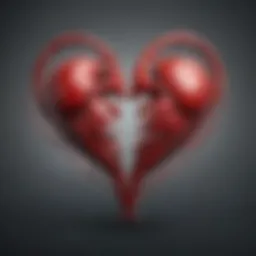A visual representation of empathy showcasing interconnected hearts