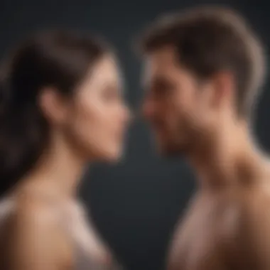 Dynamics of Love Languages in Relationships Artistic depiction of relationship dynamics