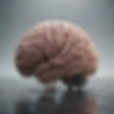 Emotional States Representation An abstract visualization of the brain with waves indicating emotional states