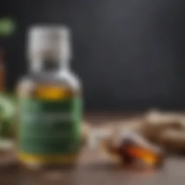 Infographic highlighting safety considerations for tincture use