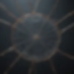 Abstract representation of stress as a tangled web of emotions and thoughts