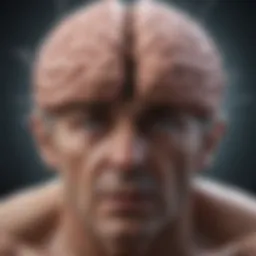 Illustration of the brain's response to stress