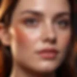 Glowing skin after red light therapy