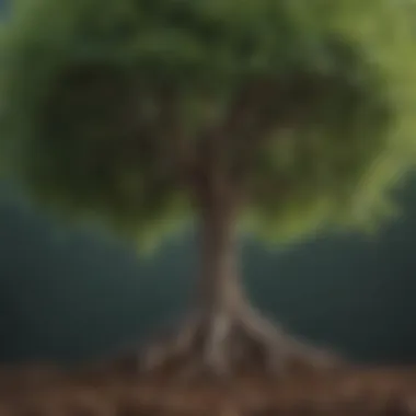 Growth Through Self-Acceptance A flourishing tree symbolizing growth and self-acceptance