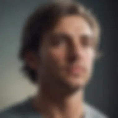 Visualizing the Overthinking Mind A mind entangled in thoughts
