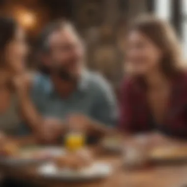 The Power of Connection: Joy in Togetherness A vibrant gathering of friends enjoying laughter and connection, representing social bonds.