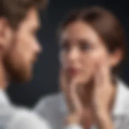 A thoughtful individual analyzing gestures and expressions