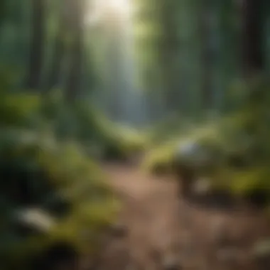 Nature as a Source of Comfort A serene landscape symbolizing coping strategies