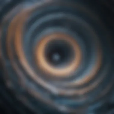 Abstract cosmic whirlpool