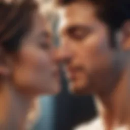 Couple Embracing in Morning Sunlight