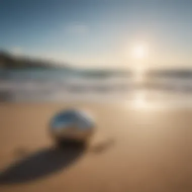 Oceans of Optimism Uplifting quote on tranquil beach