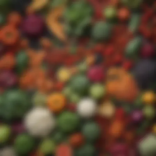 Freshly grown vegetables and fruits showcasing clean eating options