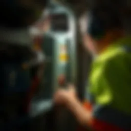 Detailed inspection of HVAC components