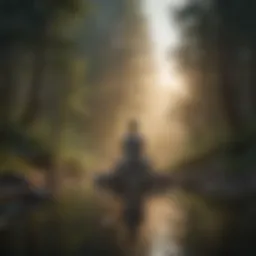 A serene landscape symbolizing inner peace