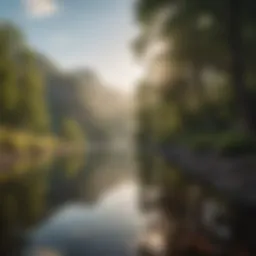 A serene landscape representing mental clarity and wellness.