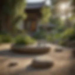 Zen Garden - A serene landscape of simplicity and tranquility